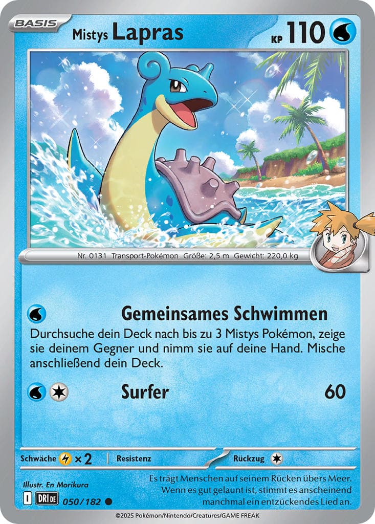 DRI050 - Mistys Lapras - Ewige Rivalen - KP 10 - (DRI050/182)