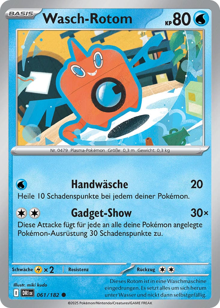 DRI061 - Wasch-Rotom - Ewige Rivalen - KP 10 - (DRI061/182)