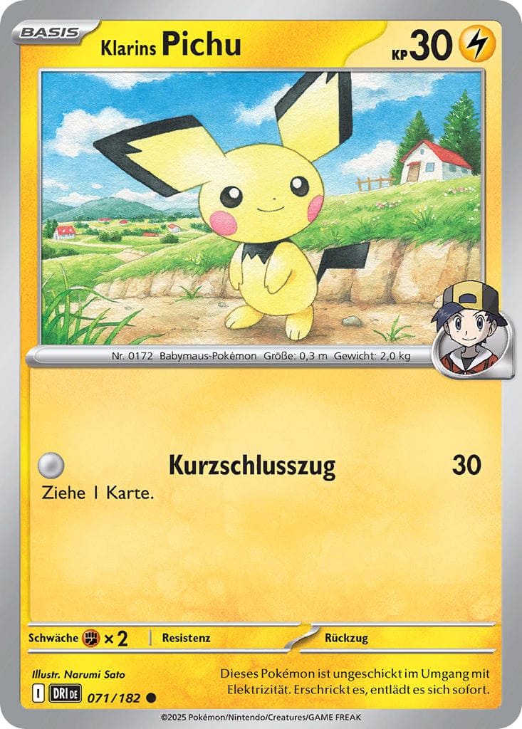 DRI071 - Klarins Pichu - Ewige Rivalen - KP 10 - (DRI071/182)