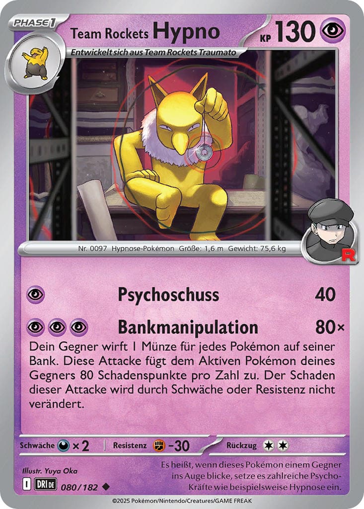 DRI080 - Team Rockets Hypno - Ewige Rivalen - KP 10 - (DRI080/182)