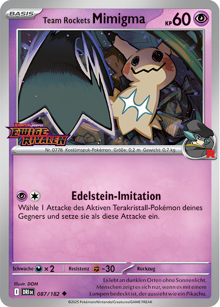 DRI087 - Team Rockets Mimigma - Ewige Rivalen - KP 10 - (DRI087/182)