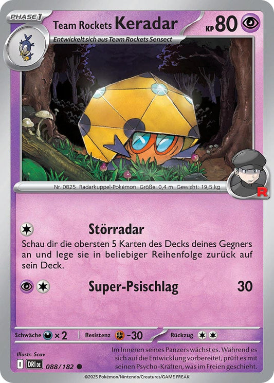 DRI088 - Team Rockets Keradar - Ewige Rivalen - KP 10 - (DRI088/182)