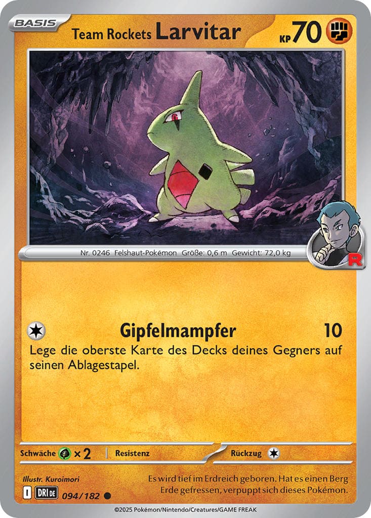 DRI094 - Team Rockets Larvitar - Ewige Rivalen - KP 10 - (DRI094/182)