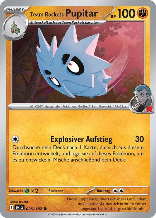DRI095 - Team Rockets Pupitar - Ewige Rivalen - KP 10 - (DRI095/182)