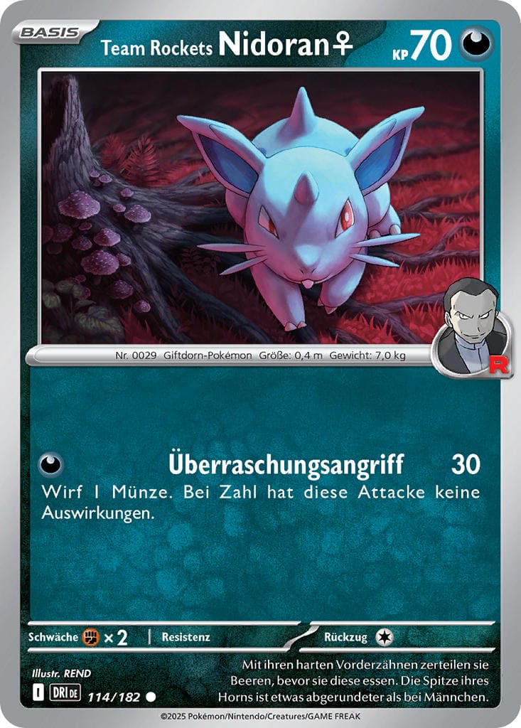 DRI114 - Team Rockets Nidoran [F] - Ewige Rivalen - KP 10 - (DRI114/182)