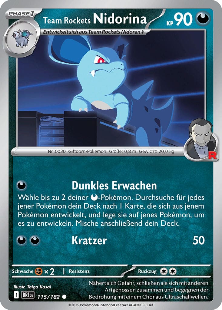 DRI115 - Team Rockets Nidorina - Ewige Rivalen - KP 10 - (DRI115/182)