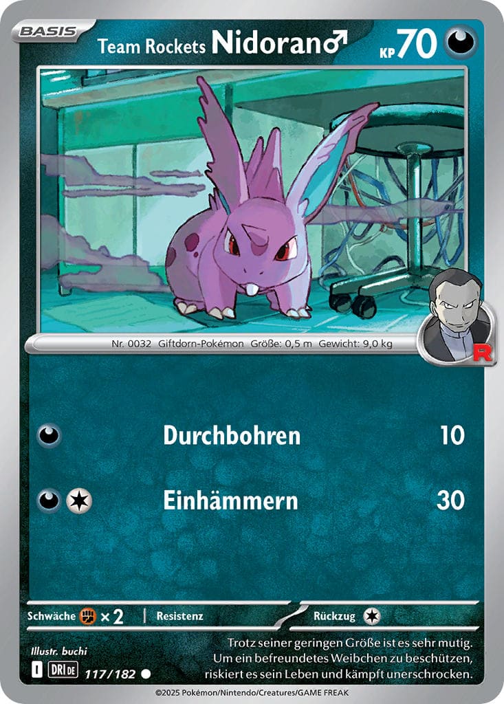DRI117 - Team Rockets Nidoran [M] - Ewige Rivalen - KP 10 - (DRI117/182)