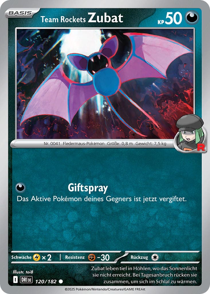 DRI120 - Team Rockets Zubat - Ewige Rivalen - KP 10 - (DRI120/182)