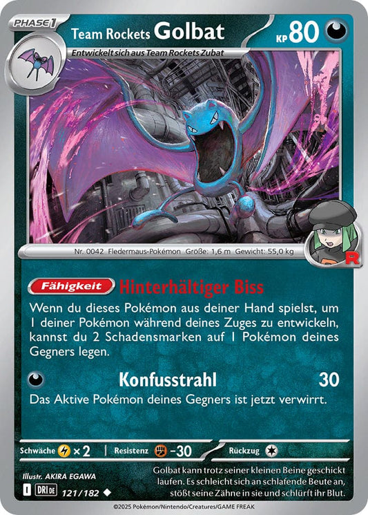 DRI121 - Team Rockets Golbat - Ewige Rivalen - KP 10 - (DRI121/182)
