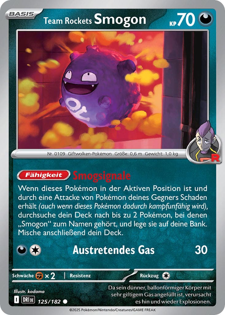 DRI125 - Team Rockets Smogon - Ewige Rivalen - KP 10 - (DRI125/182)