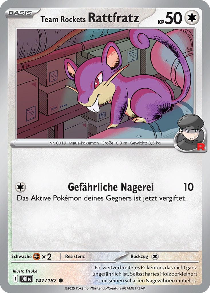 DRI147 - Team Rockets Rattfratz - Ewige Rivalen - KP 10 - (DRI147/182)
