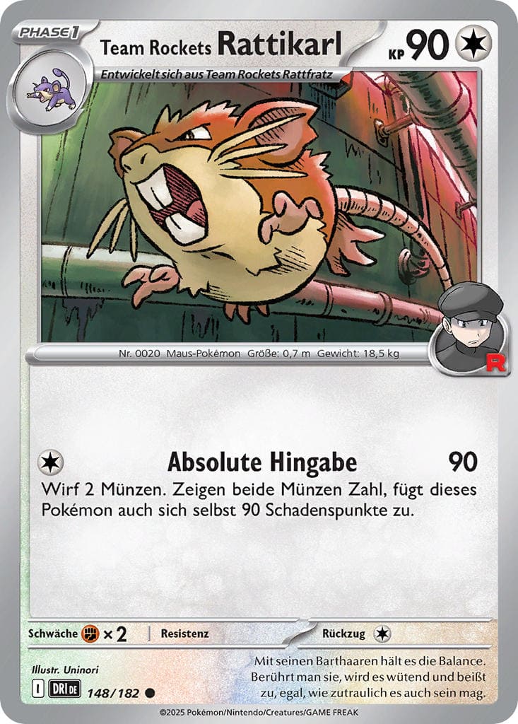 DRI148 - Team Rockets Rattikarl - Ewige Rivalen - KP 10 - (DRI148/182)