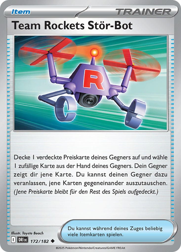DRI172 - Team Rockets Stör-Bot - Ewige Rivalen - KP 10 - (DRI172/182)