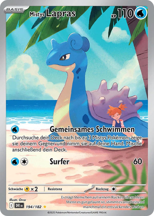 DRI194 - Mistys Lapras - Ewige Rivalen - KP 10 - (DRI194/182)