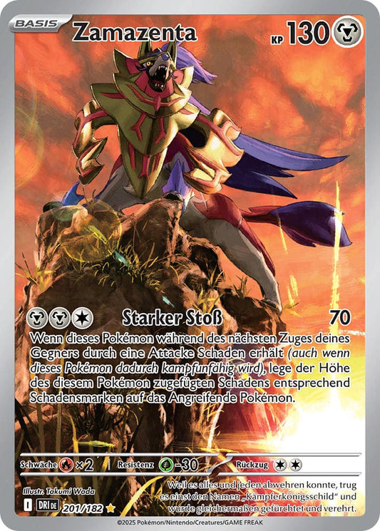 DRI201 - Zamazenta - Ewige Rivalen - KP 10 - (DRI201/182)
