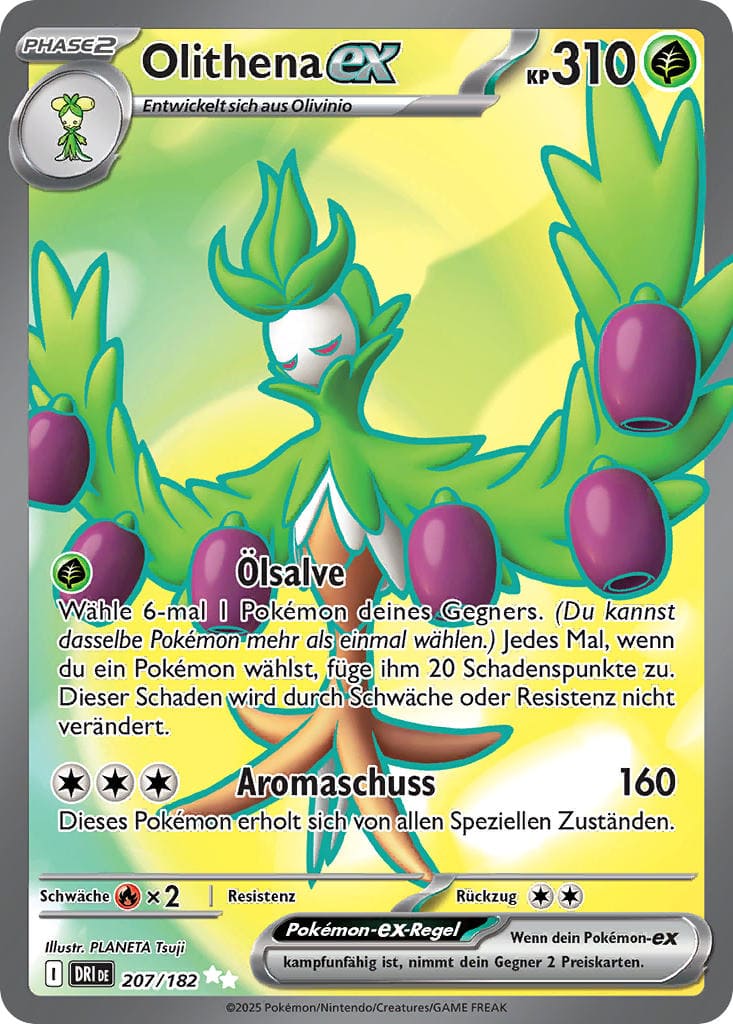 DRI207 - Olithena EX - Ewige Rivalen - KP 10 - (DRI207/182)