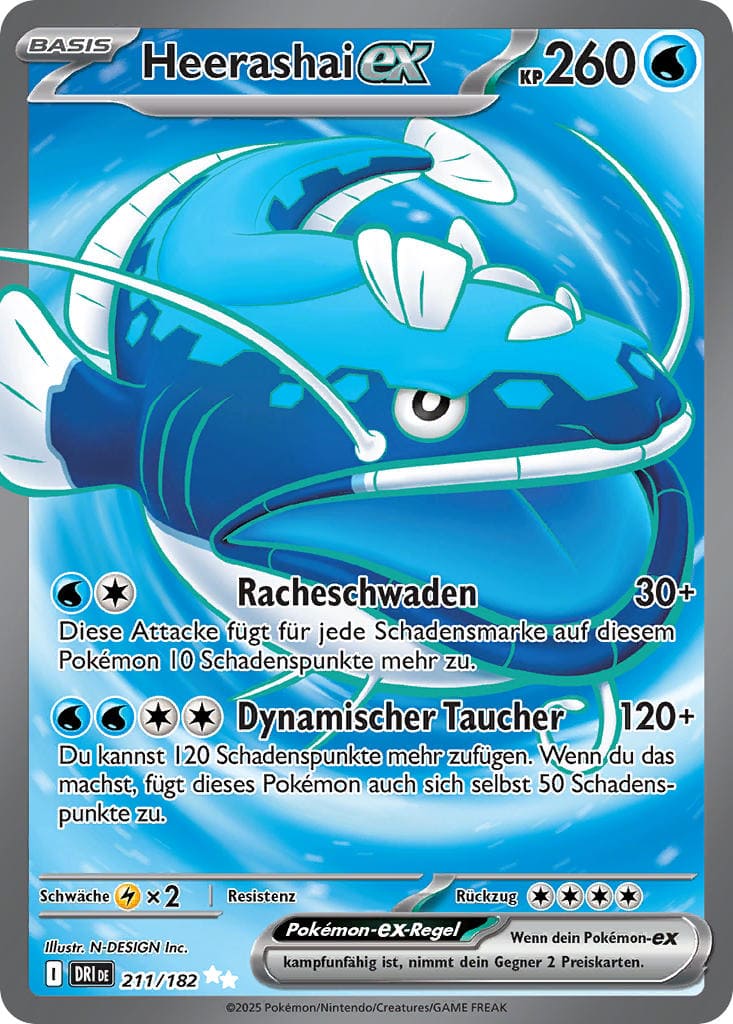 DRI211 - Heerashai EX - Ewige Rivalen - KP 10 - (DRI211/182)