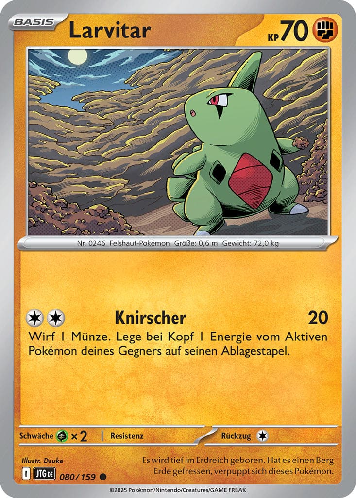 JTG080 - Larvitar - Reisegefährten - KP 09 - (JTG080/159)