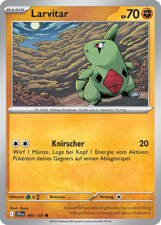 JTG080 - Larvitar - Reisegefährten - KP 09 - (JTG080/159)