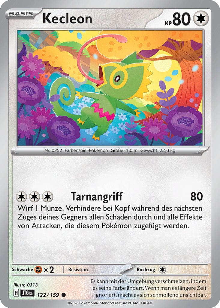 JTG122 - Kecleon - Reisegefährten - KP 09 - (JTG122/159)