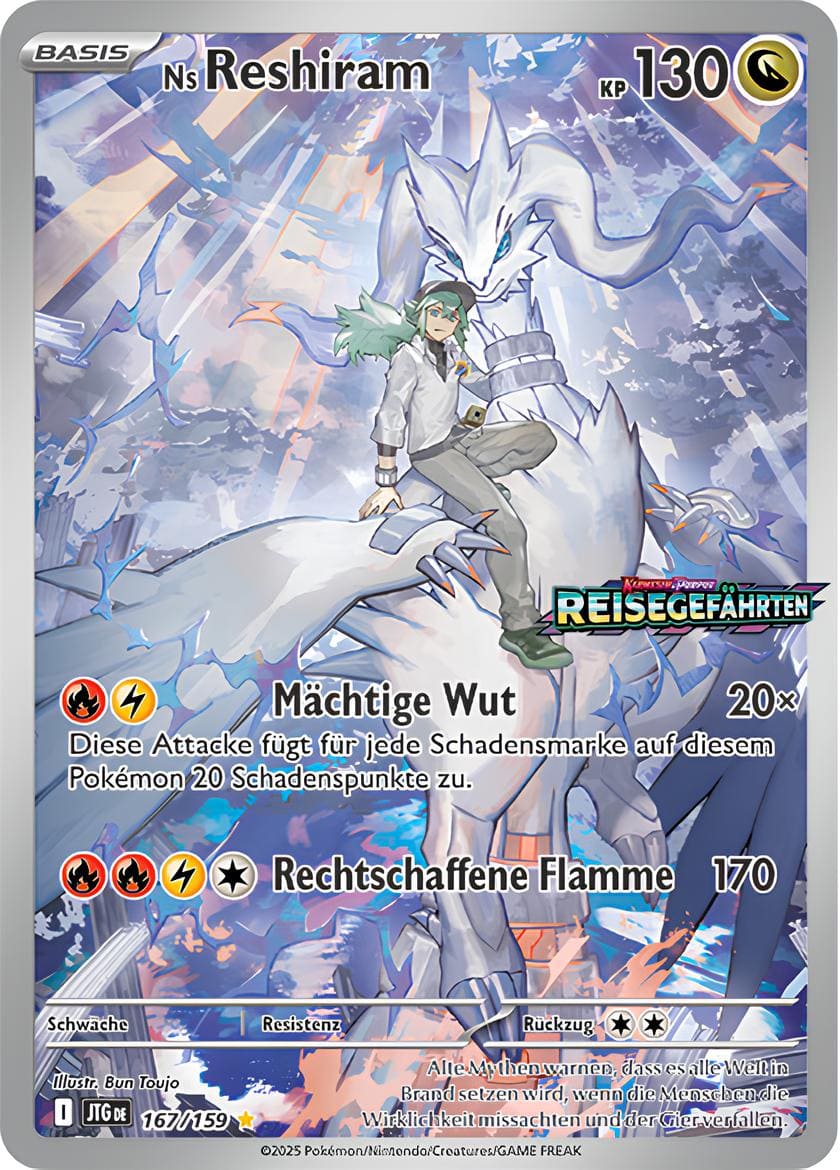 JTG167 - Ns Reshiram - Reisegefährten - KP 09 - (JTG167/159)