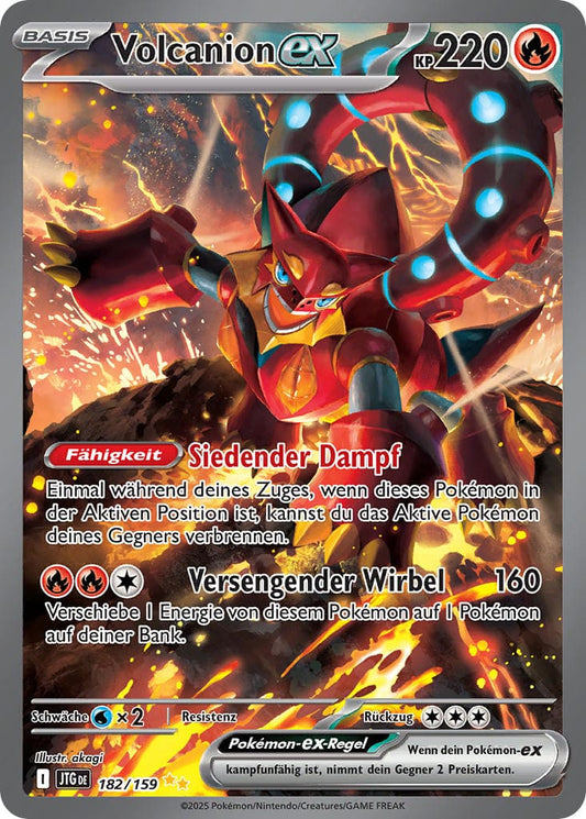 JTG182 - Volcanion EX - Reisegefährten - KP 09 - (JTG182/159)