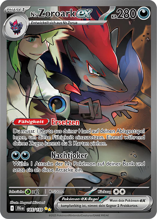 JTG185 - Ns Zoroark EX - Reisegefährten - KP 09 - (JTG185/159)