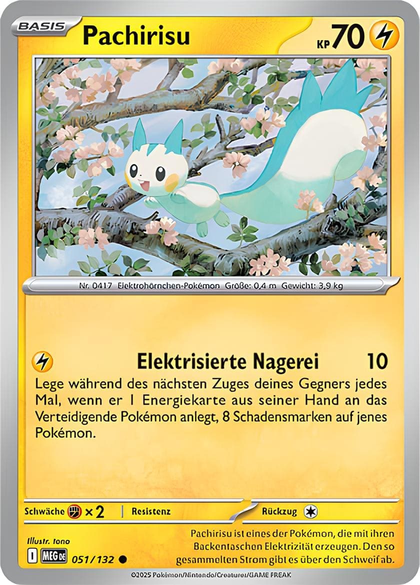 MEG051 - Pachirisu - Mega Entwicklung - ME 01 - (MEG051/132)