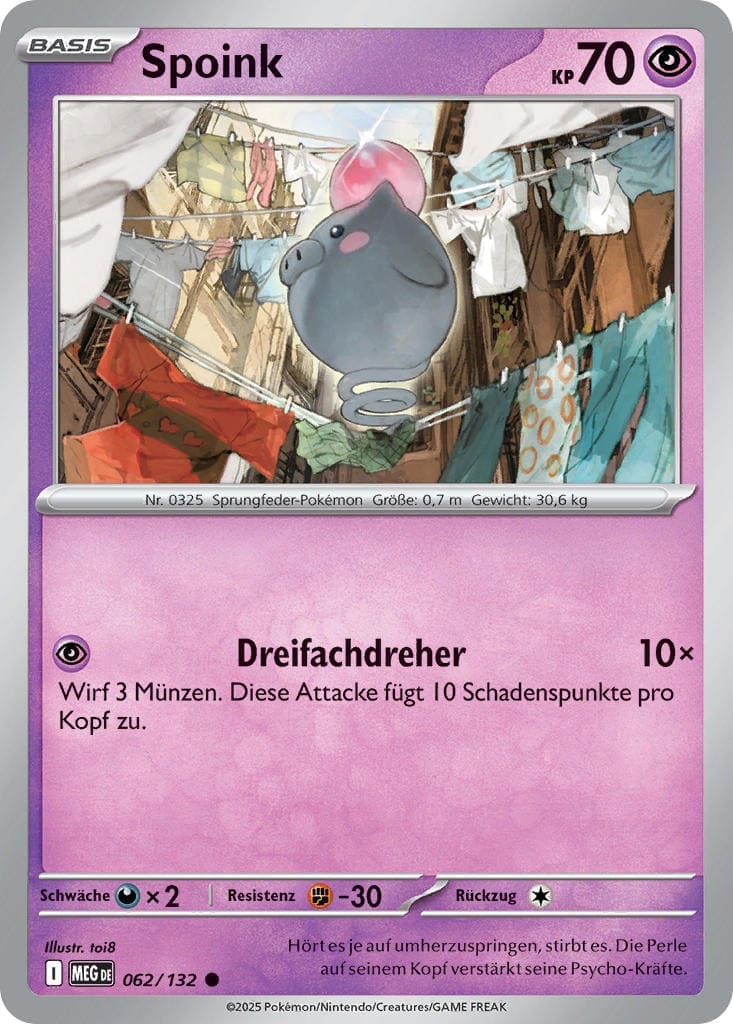 MEG062 - Spoink - Mega Entwicklung - ME 01 - (MEG062/132)