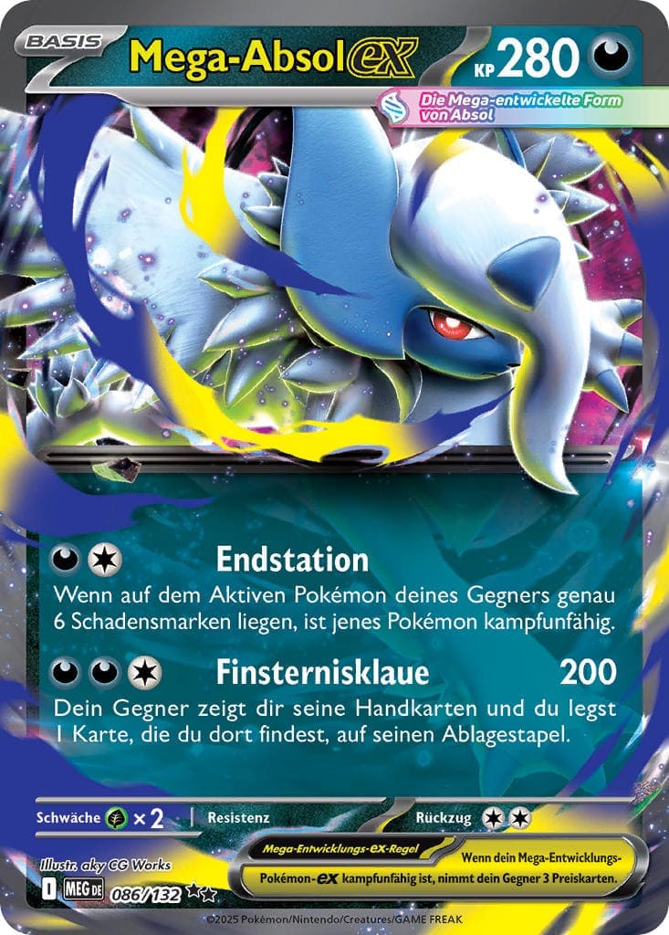 MEG086 - Mega Absol ex - Mega Entwicklung - ME 01 - (MEG086/132)