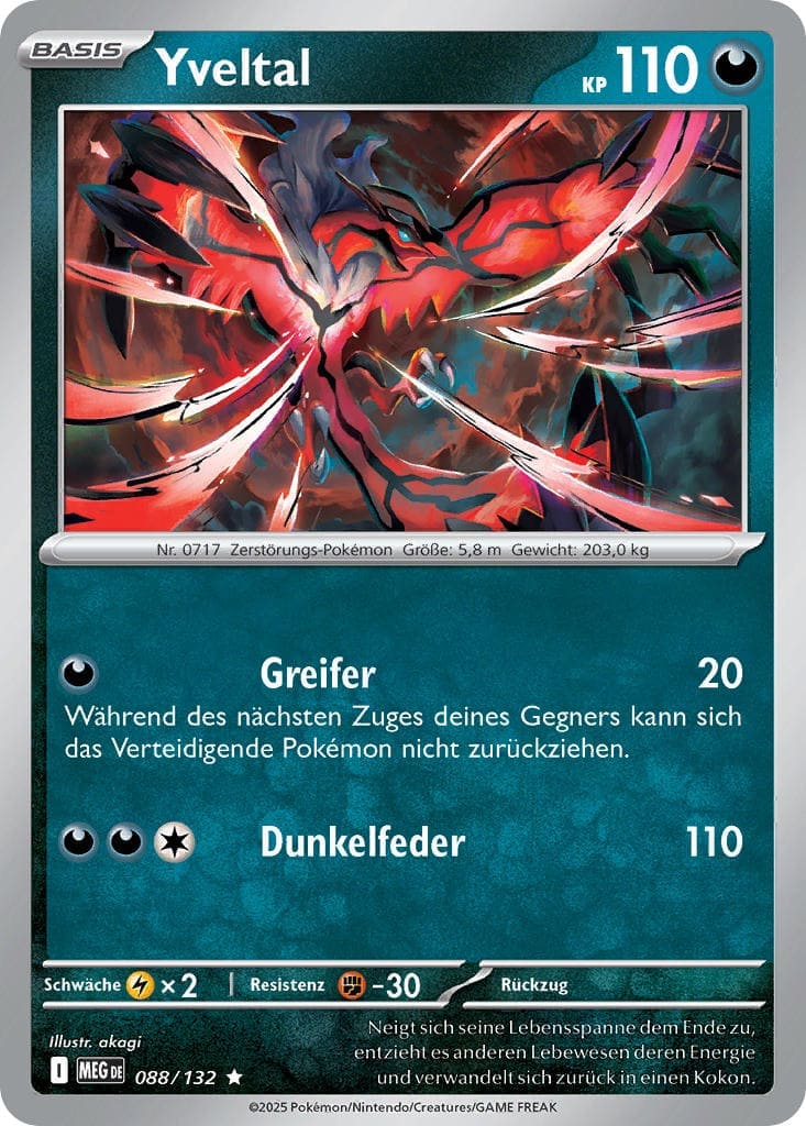 MEG088 - Yveltal - Mega Entwicklung - ME 01 - (MEG088/132)
