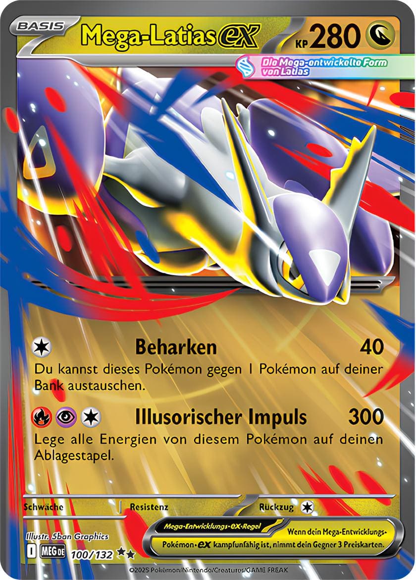 MEG100 - Mega Latias ex - Mega Entwicklung - ME 01 - (MEG100/132)