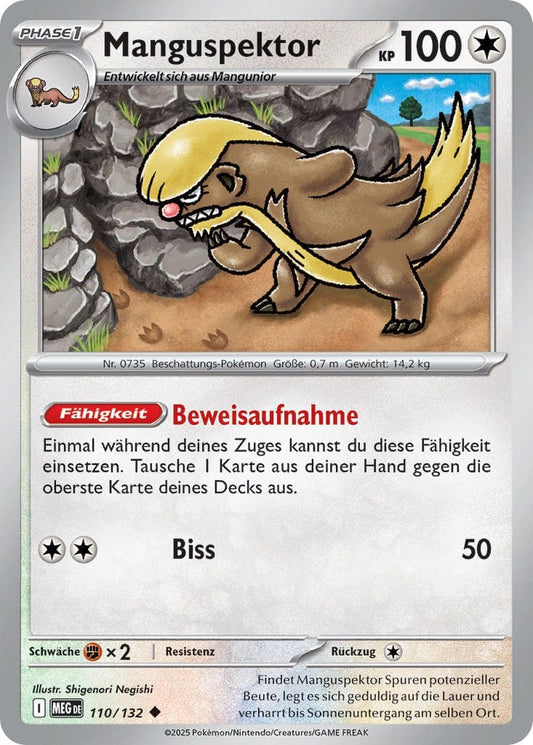 MEG110 - Manguspektor - Mega Entwicklung - ME 01 - (MEG110/132)