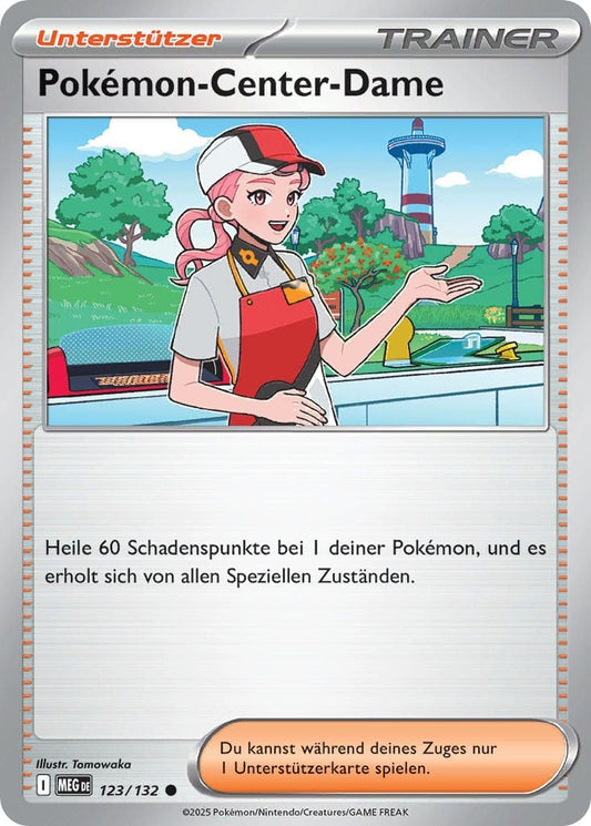 MEG123 - Pokémon-Center-Dame - Mega Entwicklung - ME 01 - (MEG123/132)