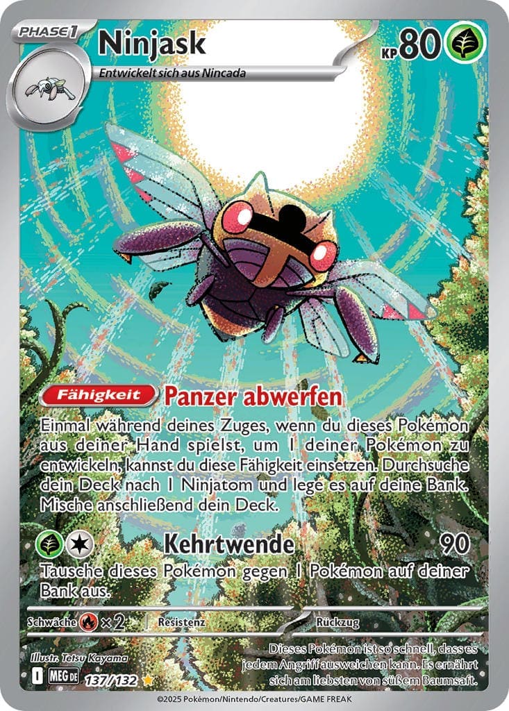 MEG137 - Ninjask - Mega Entwicklung - ME 01 - (MEG137/132)