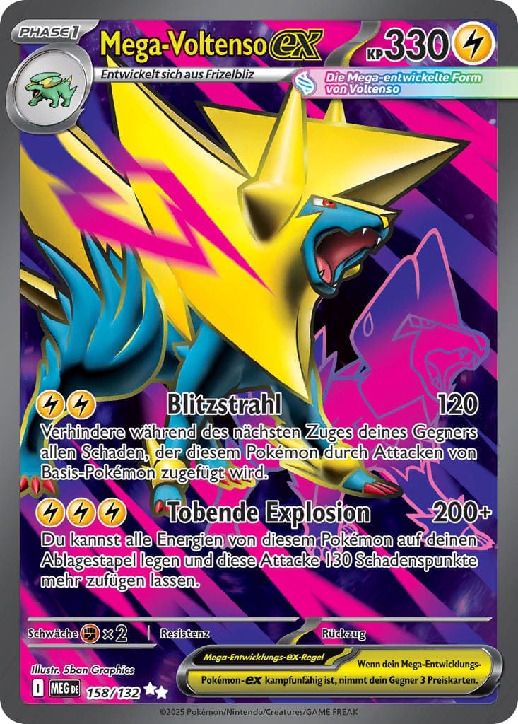 MEG158 - Mega Voltenso EX - Mega Entwicklung - ME 01 - (MEG158/132)