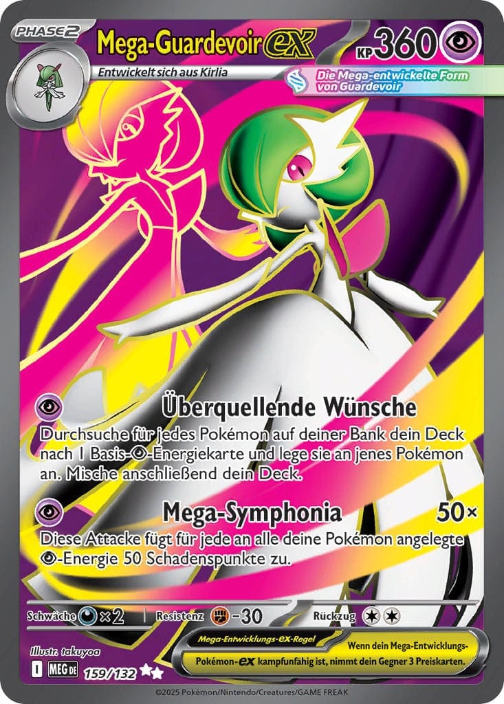 MEG159 - Mega Guardevoir EX - Mega Entwicklung - ME 01 - (MEG159/132)