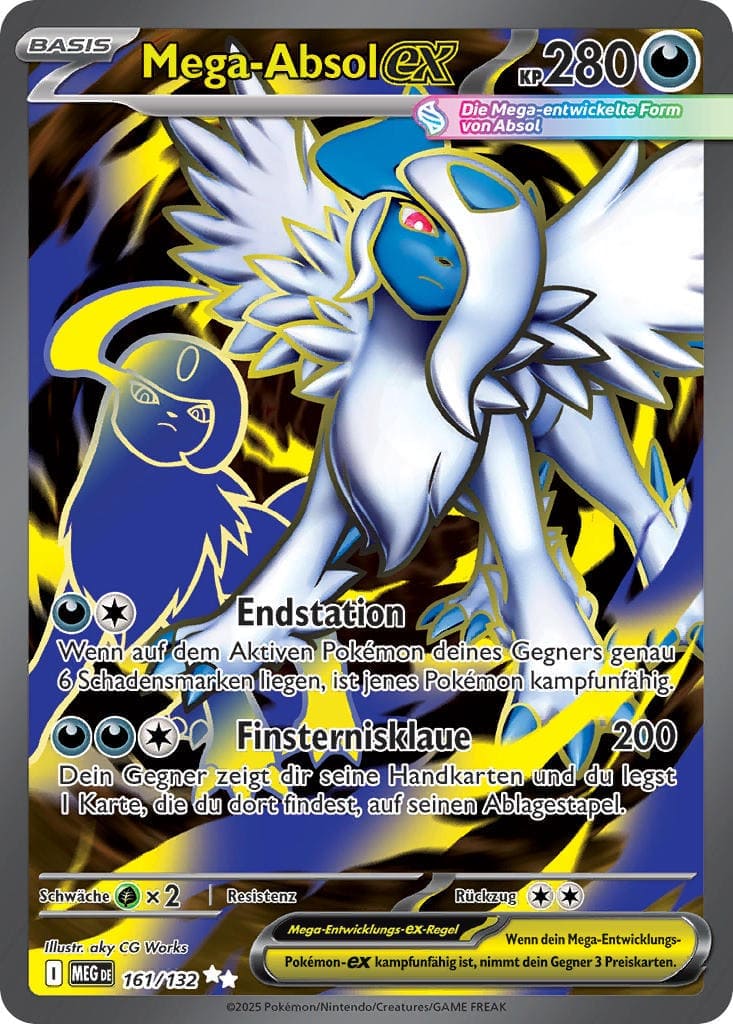 MEG161 - Mega Absol EX - Mega Entwicklung - ME 01 - (MEG161/132)