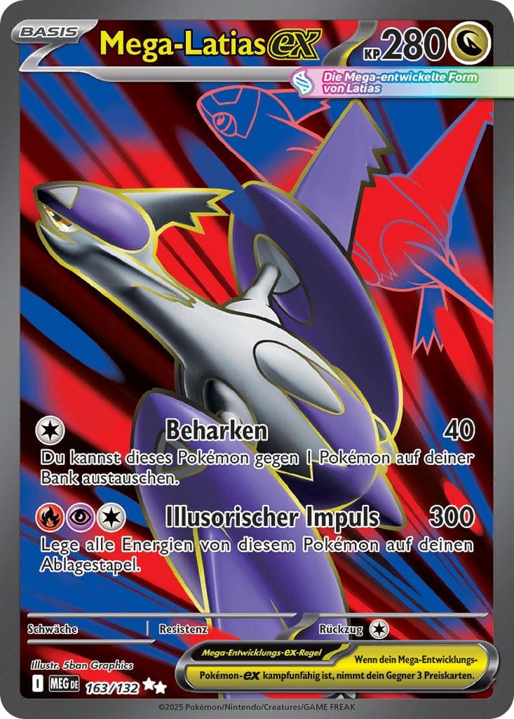 MEG163 - Mega Latias EX - Mega Entwicklung - ME 01 - (MEG163/132)