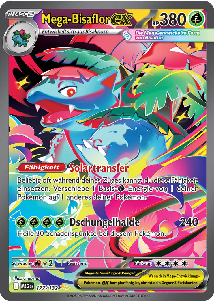MEG177 - Mega. Bisaflor EX - Mega Entwicklung - ME 01 - (MEG177/132)