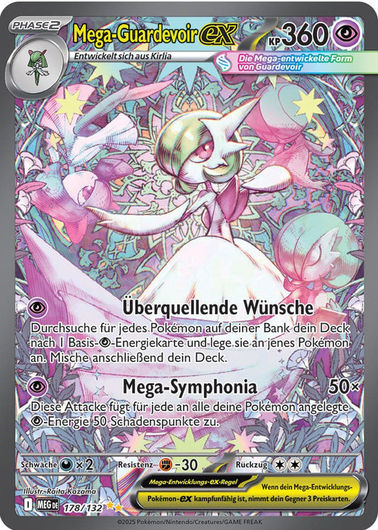 MEG178 - Mega Guardevoir EX - Mega Entwicklung - ME 01 - (MEG178/132)