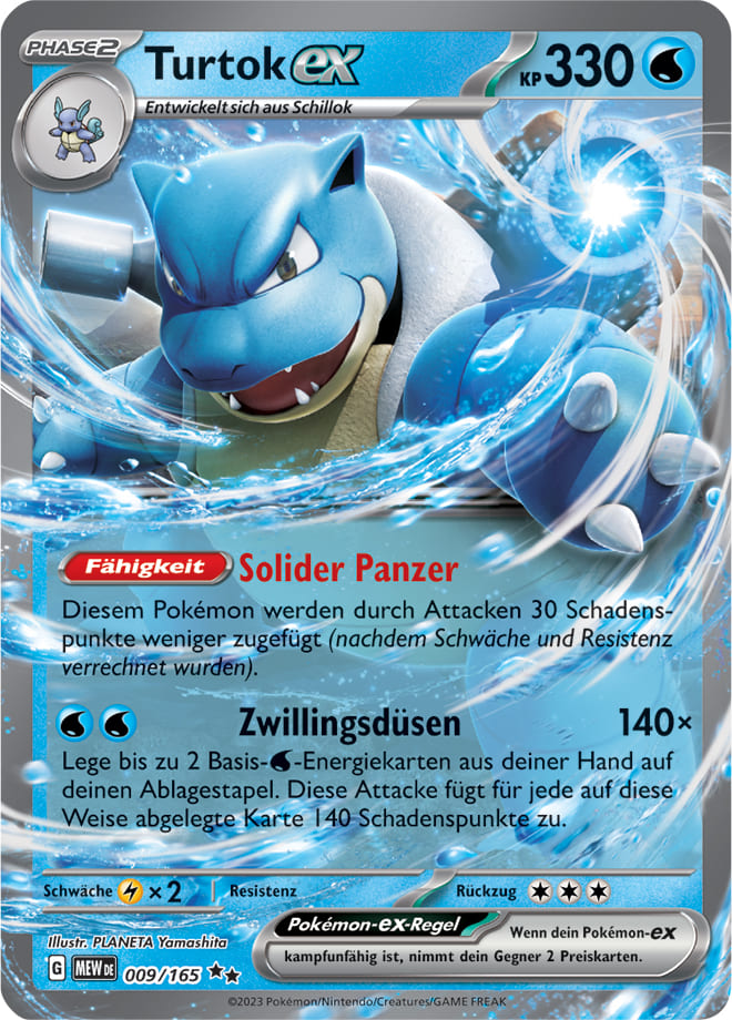 MEW009 - Turtok EX - 151 - KP 3.5 - (MEW009/165)