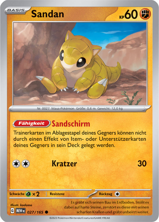 MEW027 - Sandan - 151 - KP 3.5 - (MEW027/165)