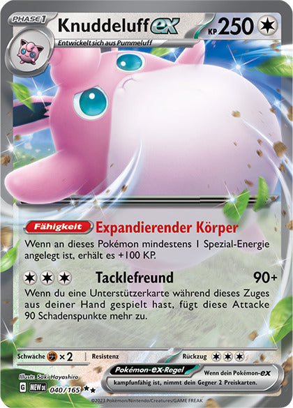 MEW040 - Knuddeluff EX - 151 - KP 3.5 - (MEW040/165)