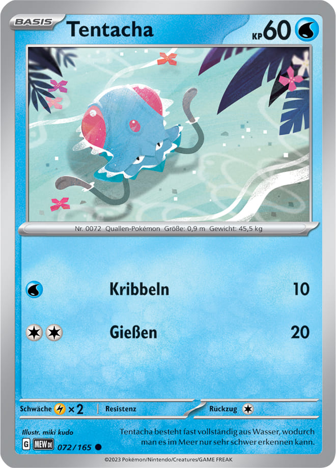 MEW072 - Tentacha - 151 - KP 3.5 - (MEW072/165)