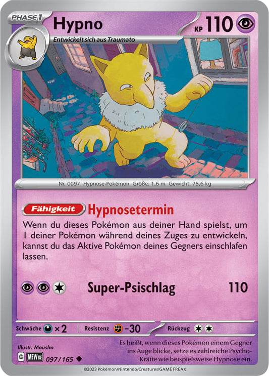 MEW097 - Hypno - 151 - KP 3.5 - (MEW097/165)