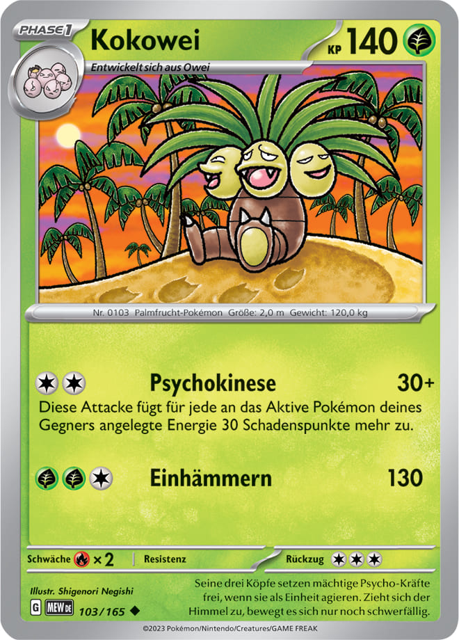 MEW103 - Kokowei - 151 - KP 3.5 - (MEW103/165)