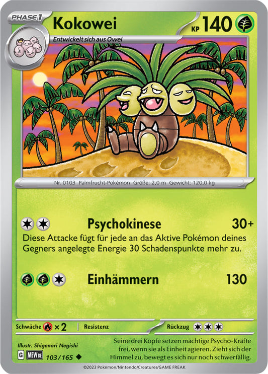 MEW103 - Kokowei - 151 - KP 3.5 - (MEW103/165)