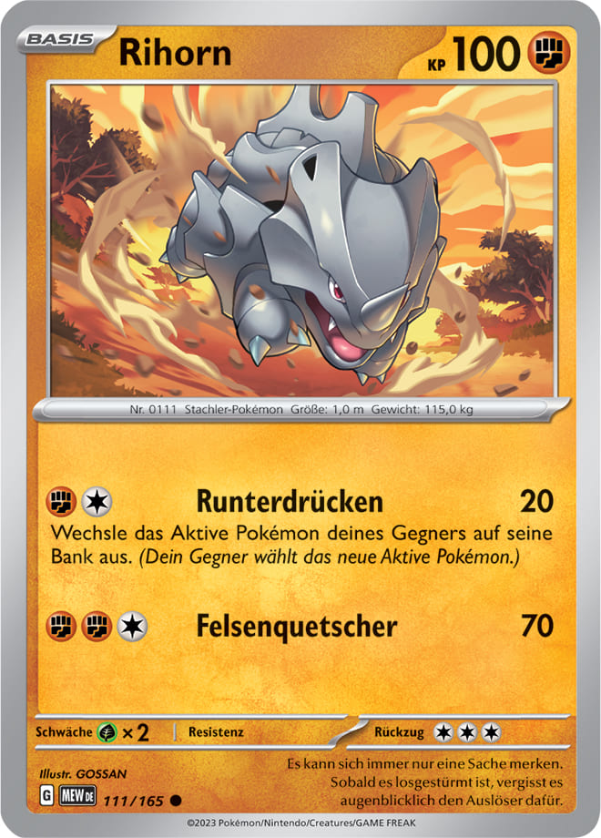 MEW111 - Rihorn - 151 - KP 3.5 - (MEW111/165)