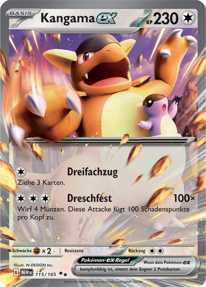 MEW115 - Kangama EX - 151 - KP 3.5 - (MEW115/165)